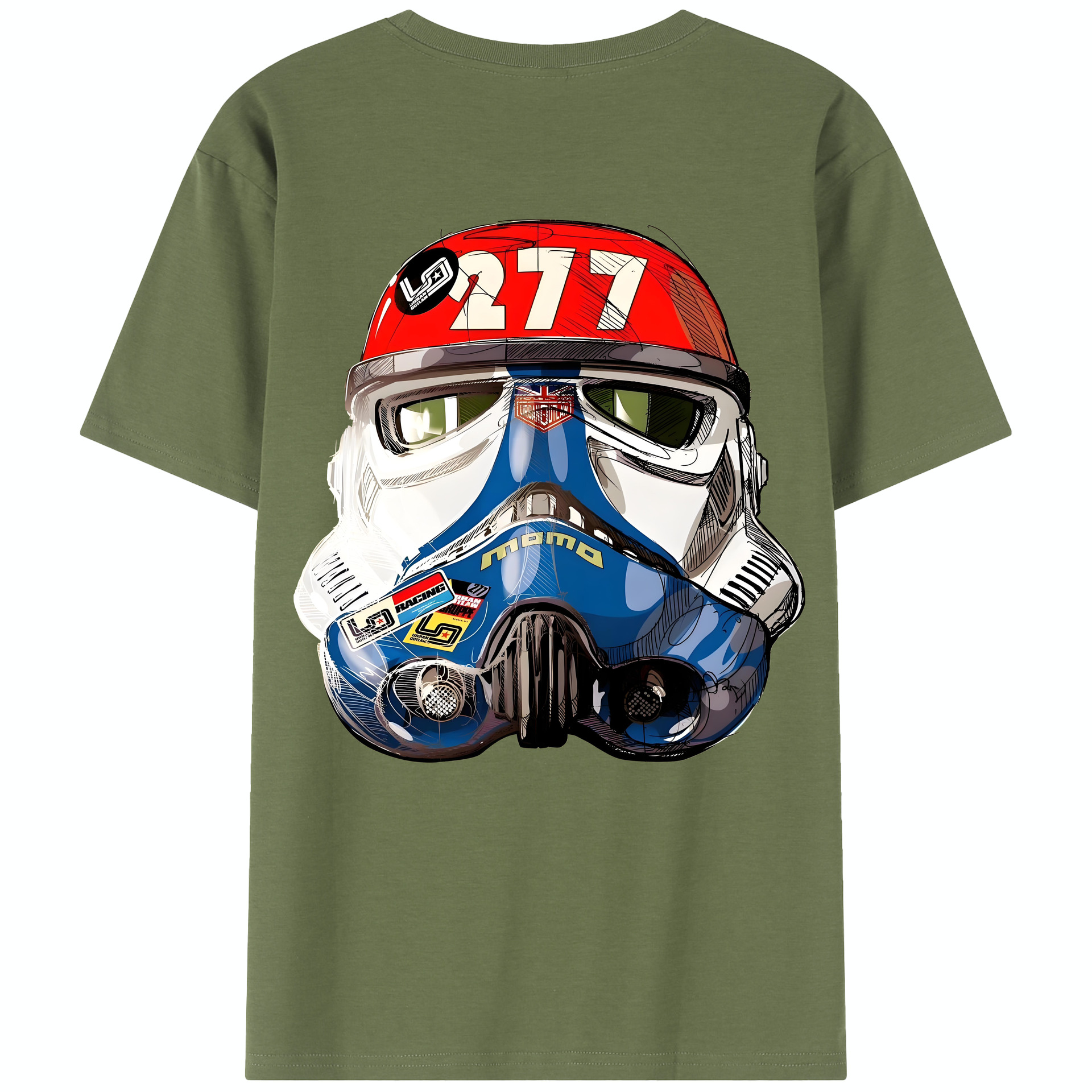 （画像用） スター・ウォーズ Star Wars 綿100％半袖Tシャツ（背面プリント）
